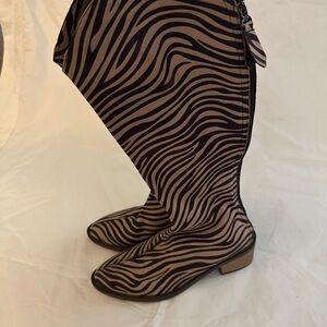 Zebra Print Boots